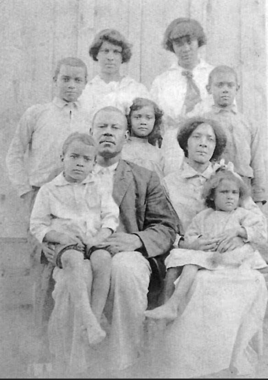 Family group portrait from Manchester, Kentucky